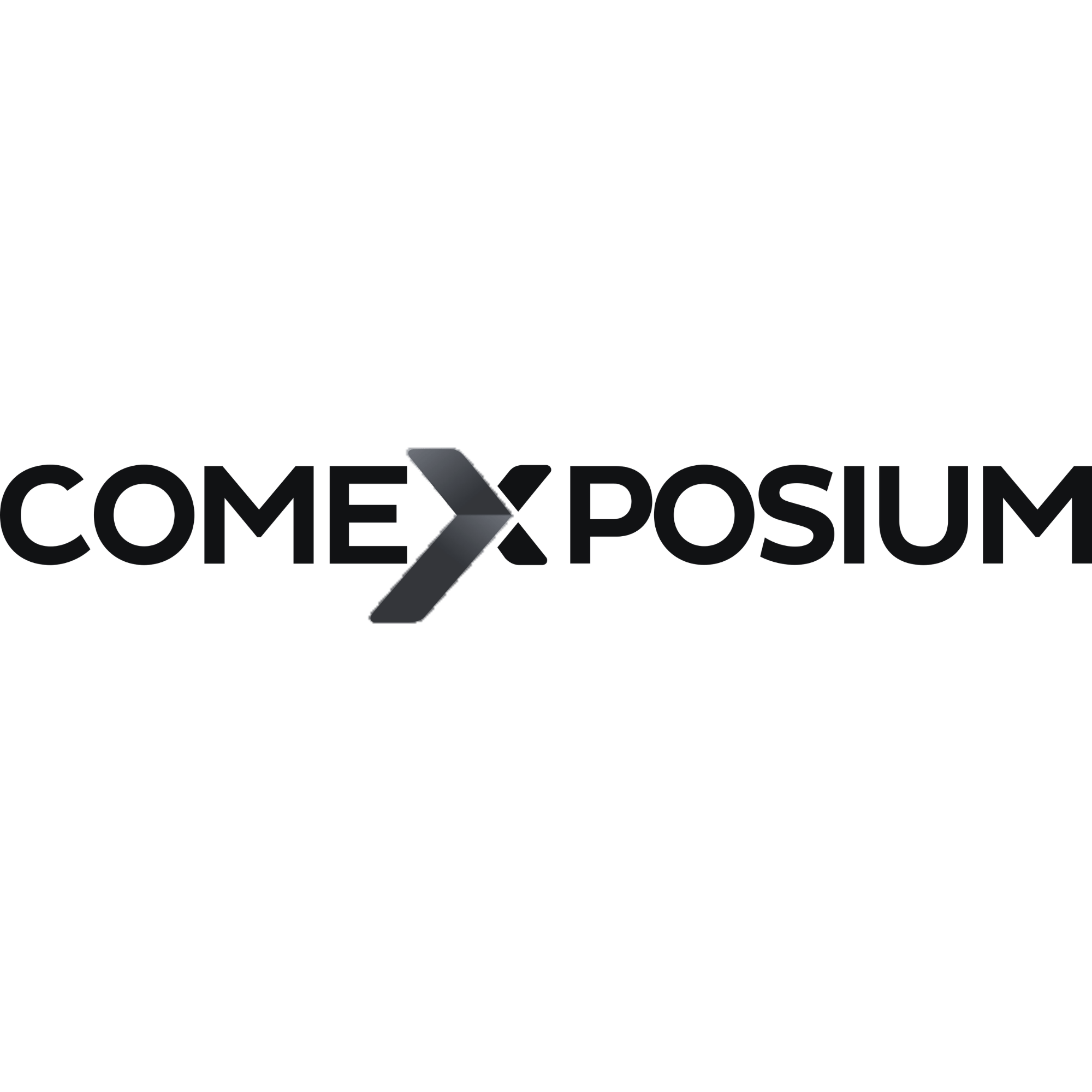 Black and White Minimalist Eye Contact Glasses Store Logo